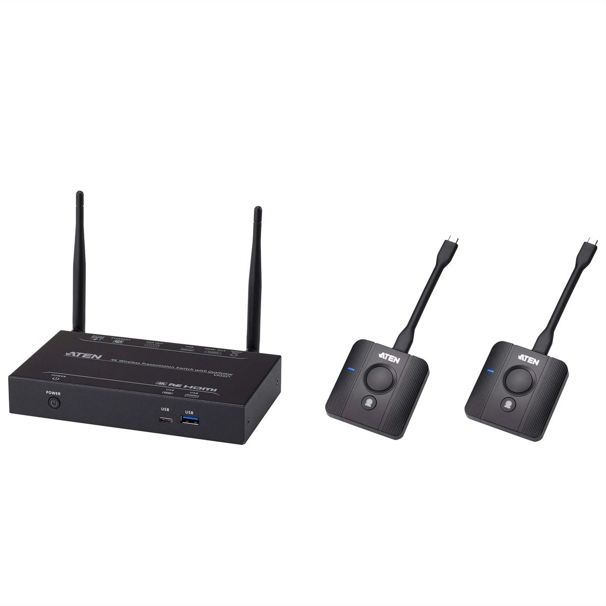 ATEN VP2021KIT 4K Wireless Präsentations Switche Quad View