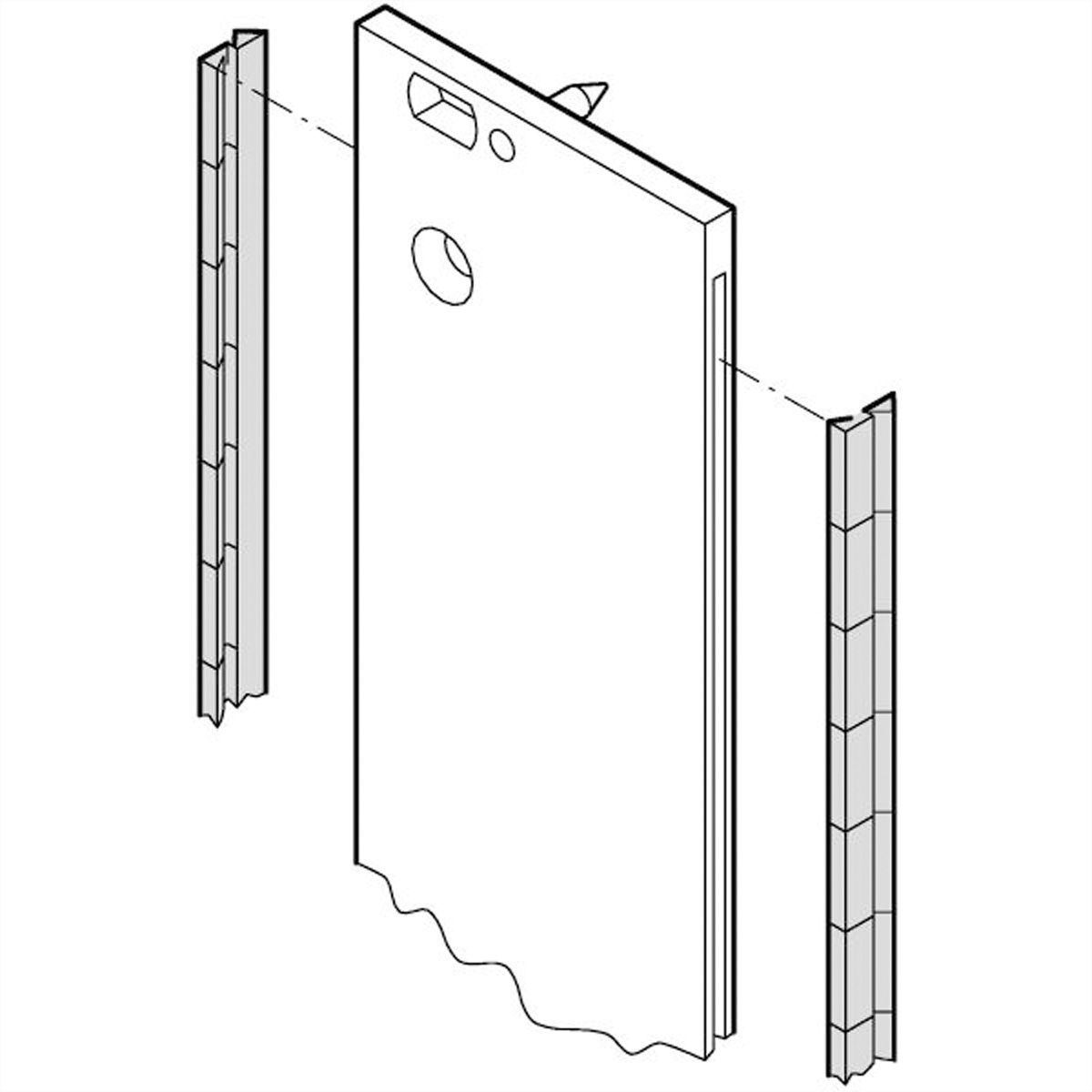 SCHROFF EMV-Dichtung (Stahl, rostfrei) - EMC DICHTUNG 3HE 97LG 10ST.