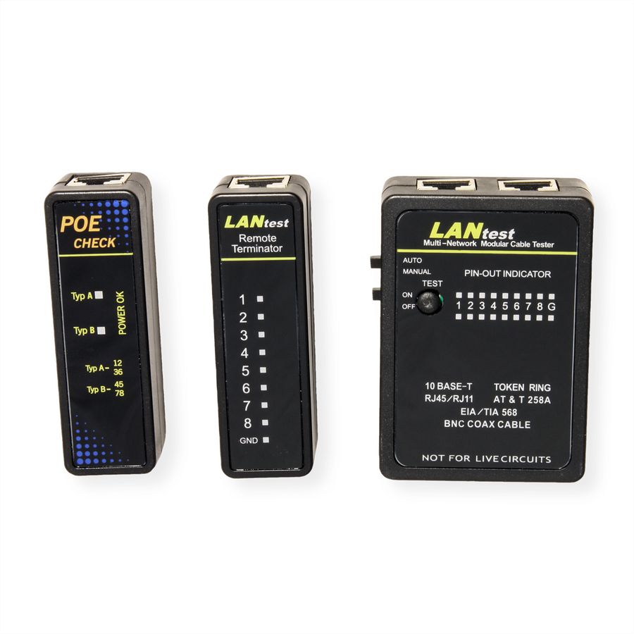 VALUE LANtest Multi-Network Kabel- & PoE-Tester