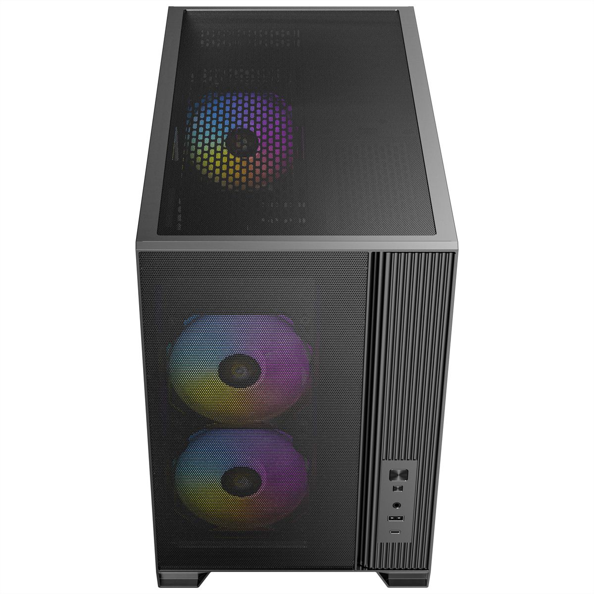 ANTEC FLUX M ATX/Micro-ATX/ITX Midi Tower PC Gehäuse , schwarz