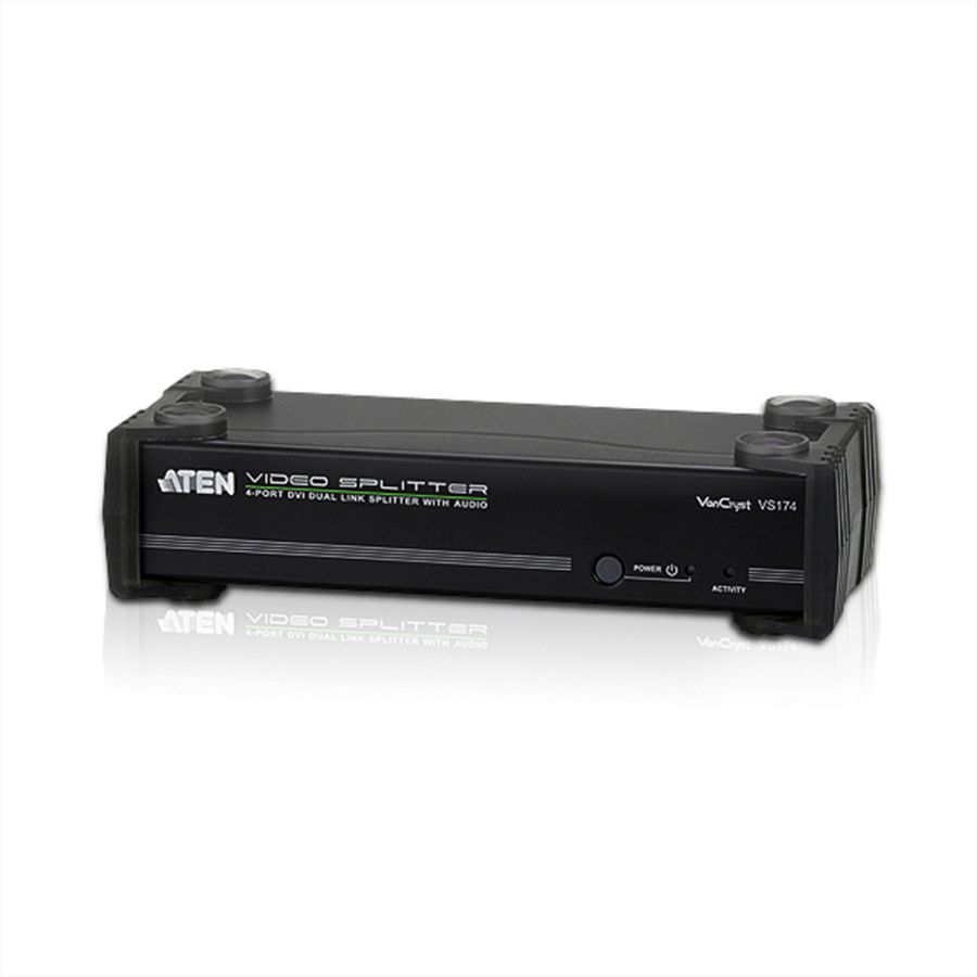 ATEN VS174 DVI Dual Link Video-/Audiosplitter, 4fach