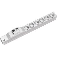 BACHMANN 19" 1HE 6xCEE7/3 1xFI Strom 2,0m CEE7/7