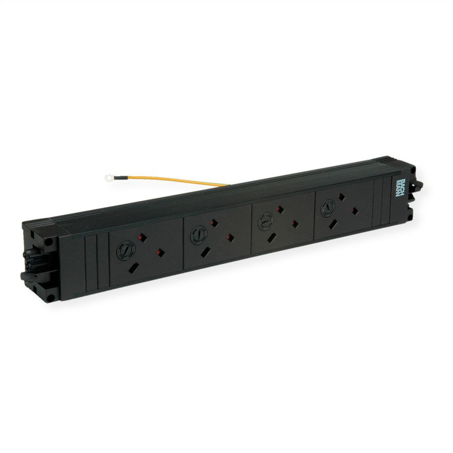 BACHMANN STEP BASE 4xUK 45° 3,15A GST18, schwarz
