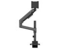 ROLINE Schwerlast-LCD-Arm, Trägerstange, 4 Gelenke, Tischmontage, bis 22/27 kg, schwarz