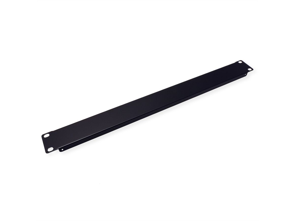 VALUE 19"-Blindplatte 1 HE, schwarz