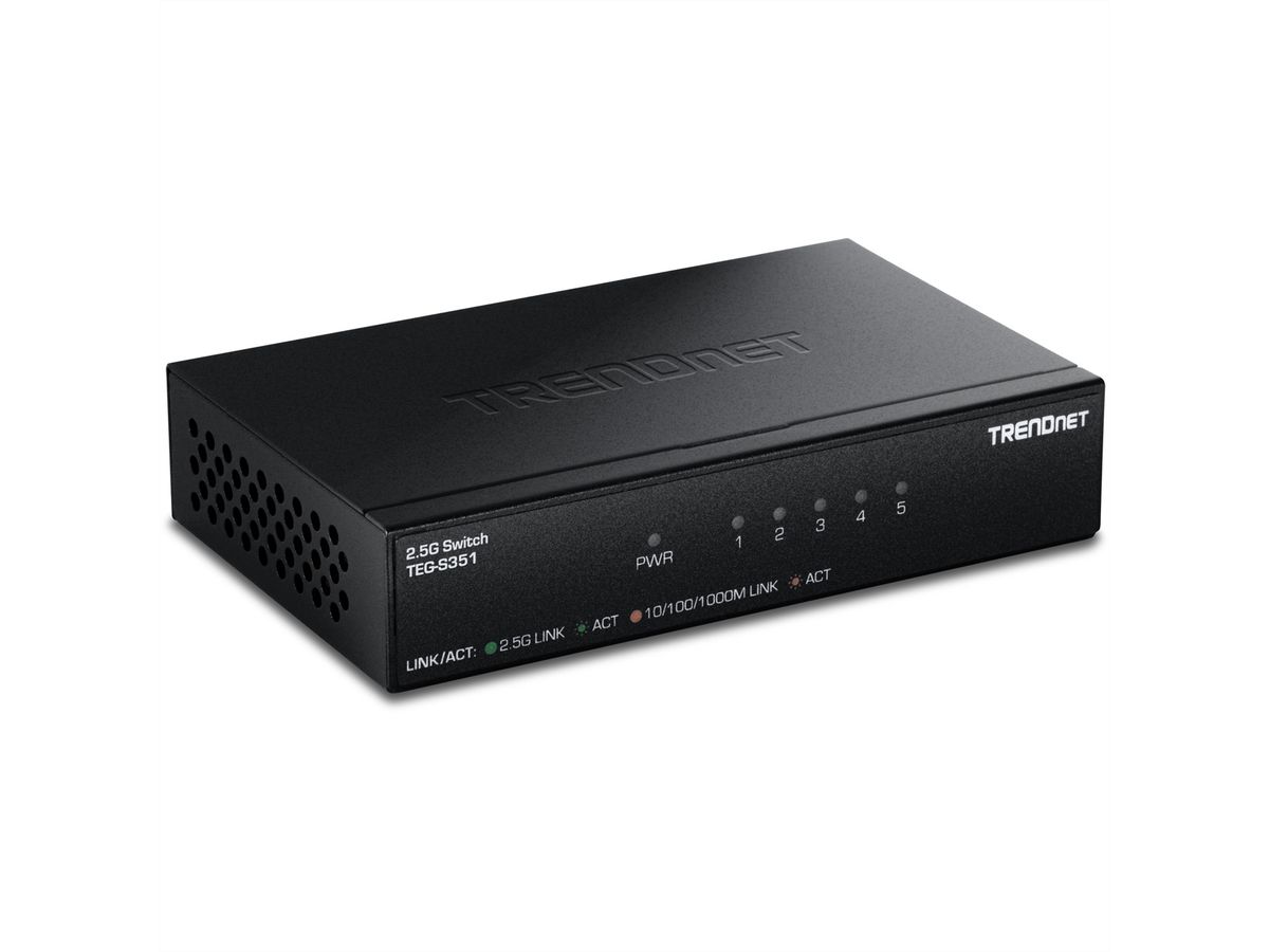 TRENDnet TEG-S351 5-Port 2.5G Switch