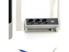 BACHMANN DESK2 3x Schutzkontakt GST18 Inox