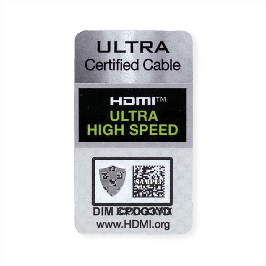 ROLINE GREEN ATC 8K HDMI Ultra HD Kabel mit Ethernet, ST/ST, schwarz, 2 m