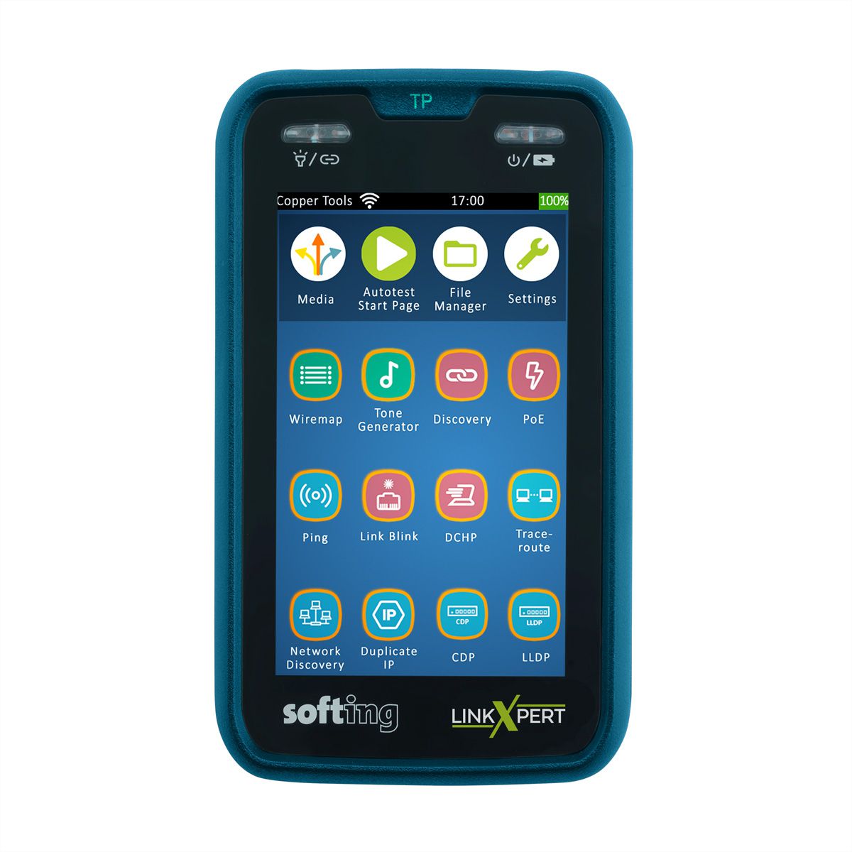 SOFTING LinkXpert TP, Multitool zum einfachen Testen von Twisted-Pair-LAN-Netzwerken