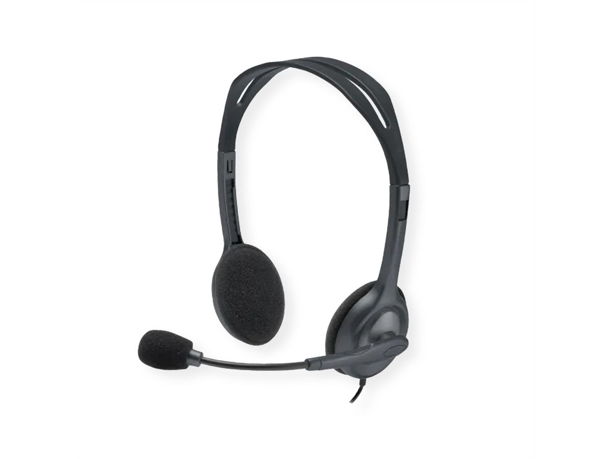 Logitech H111 Kopfhörer Kabelgebunden Kopfband, Büro/Callcenter