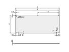 SCHROFF Frontplatte, klappbar - FRONTPLATTE KLAPPB.6HE 42TE