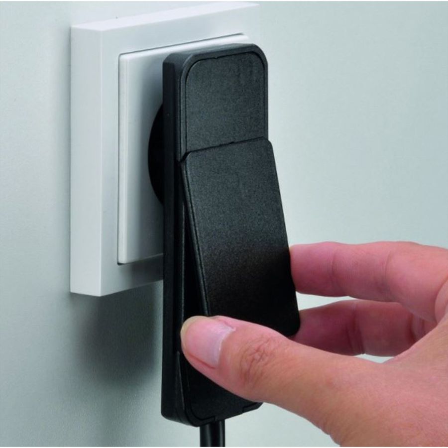BACHMANN SMART PLUG Schutzkontakt Montagestecker, schwarz