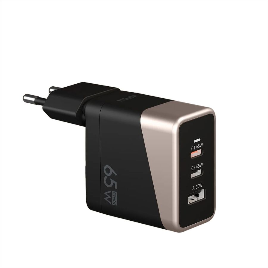 ATEN UP365 65W 3P GaN Charger, GaN, 65W