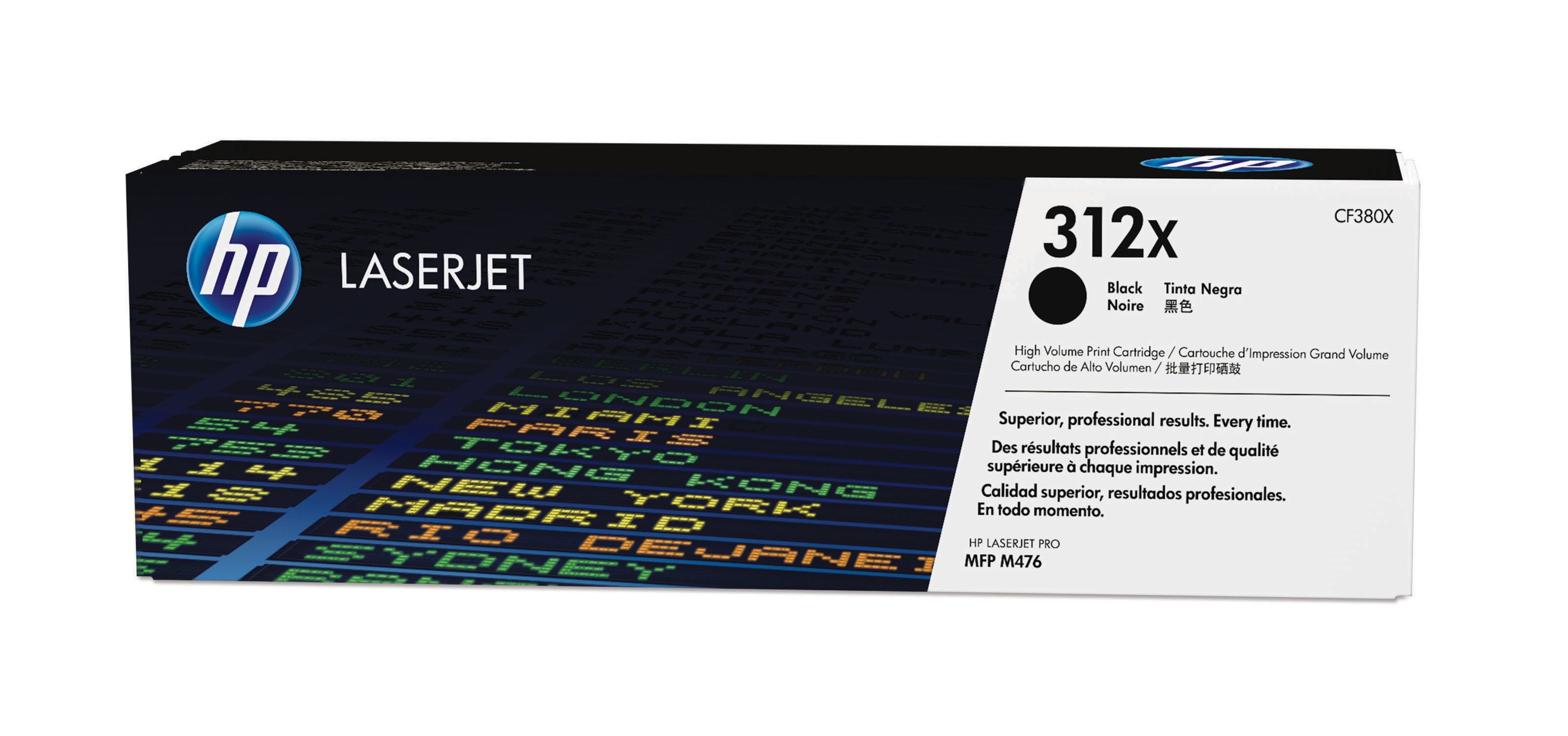 HP 312X Schwarz LaserJet Tonerkartusche mit hoher Reichweite