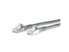 METZ CONNECT Patchkabel Cat.6A AWG 26, LSOH, grau, 15 m