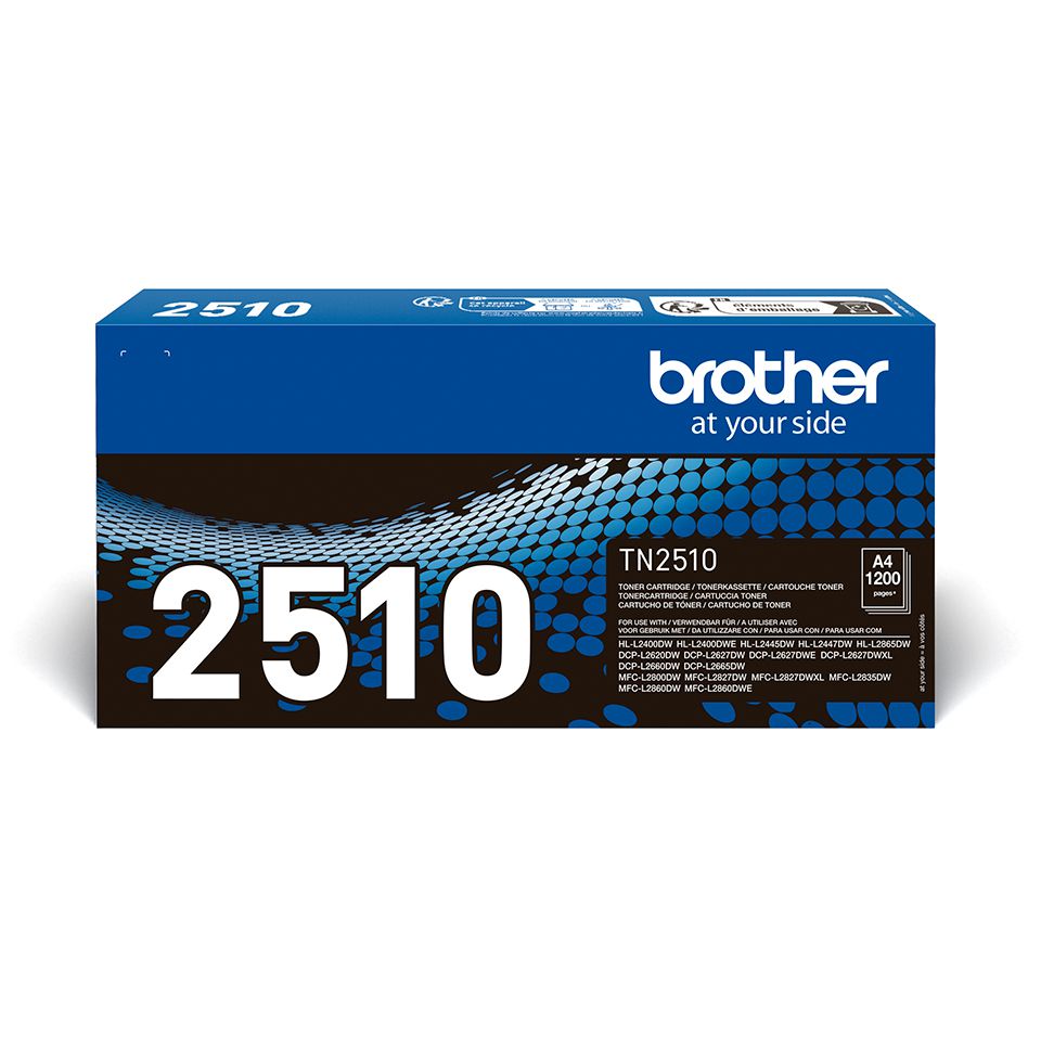 Brother TN-2510 Tonerkartusche 1 Stück(e) Original Schwarz