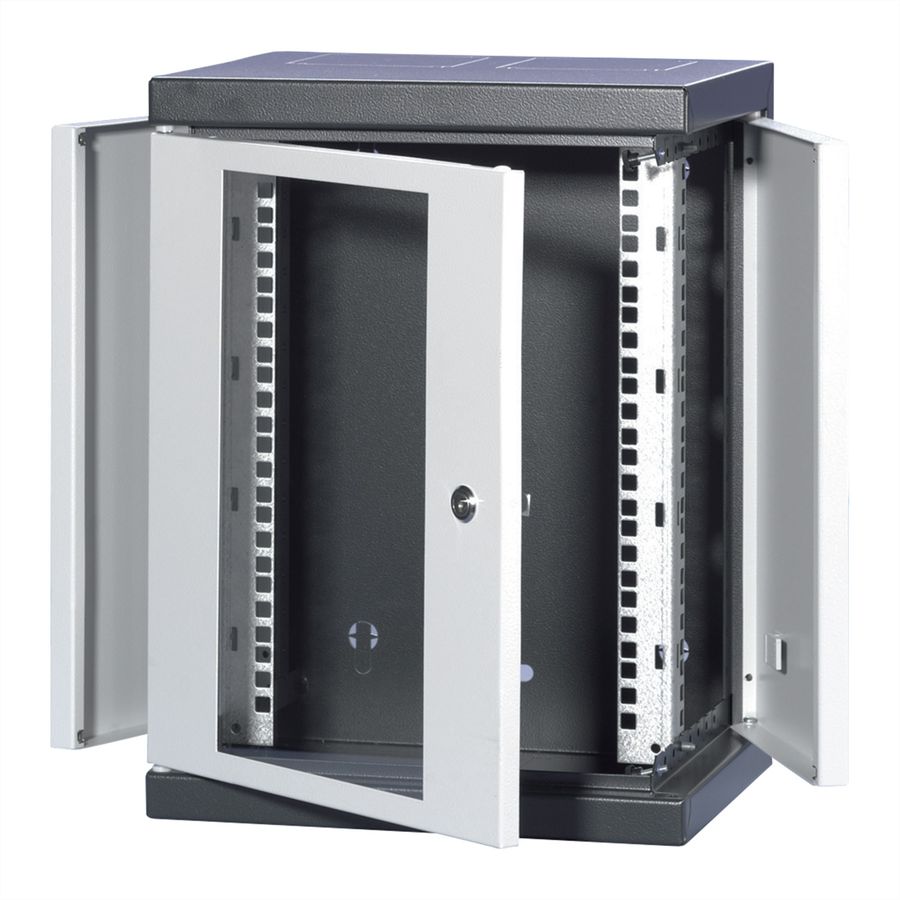 SCHROFF EPCASE 10"-Gehäuse 8 HE mit Glastür, (HxBxT) 462x345x280mm