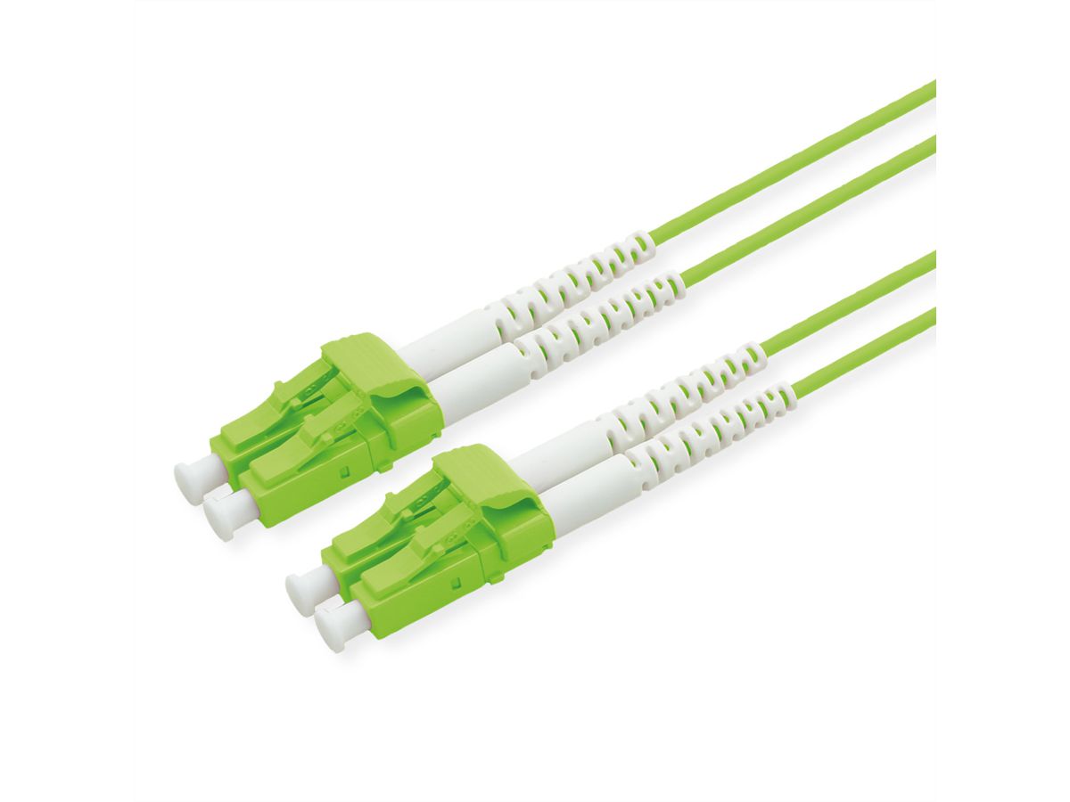ROLINE LWL-Kabel 50/125µm OM5, LC/LC, LSOH, Low-Loss-Stecker, grün, 3 m
