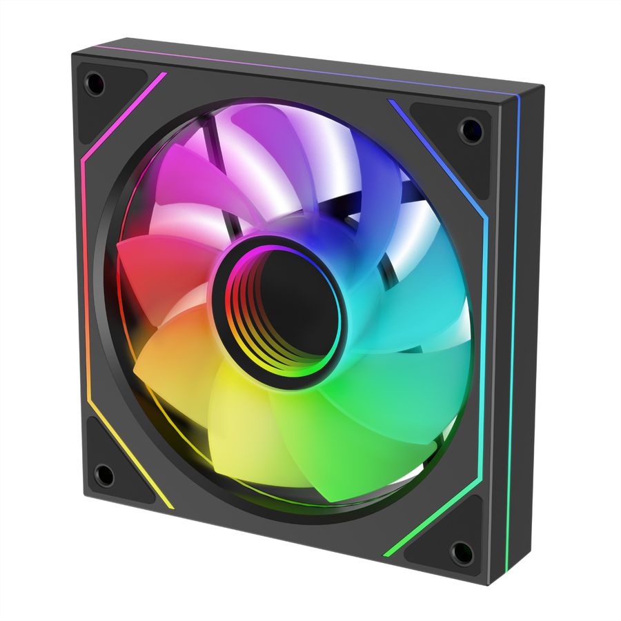 XILENCE XF078 Reverse Gehäuselüfter, mit Infinity-Mirror-Design