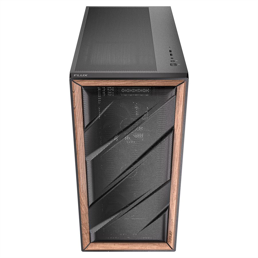 ANTEC FLUX PC Gehäuse Midi Tower Gaming ATX, schwarz