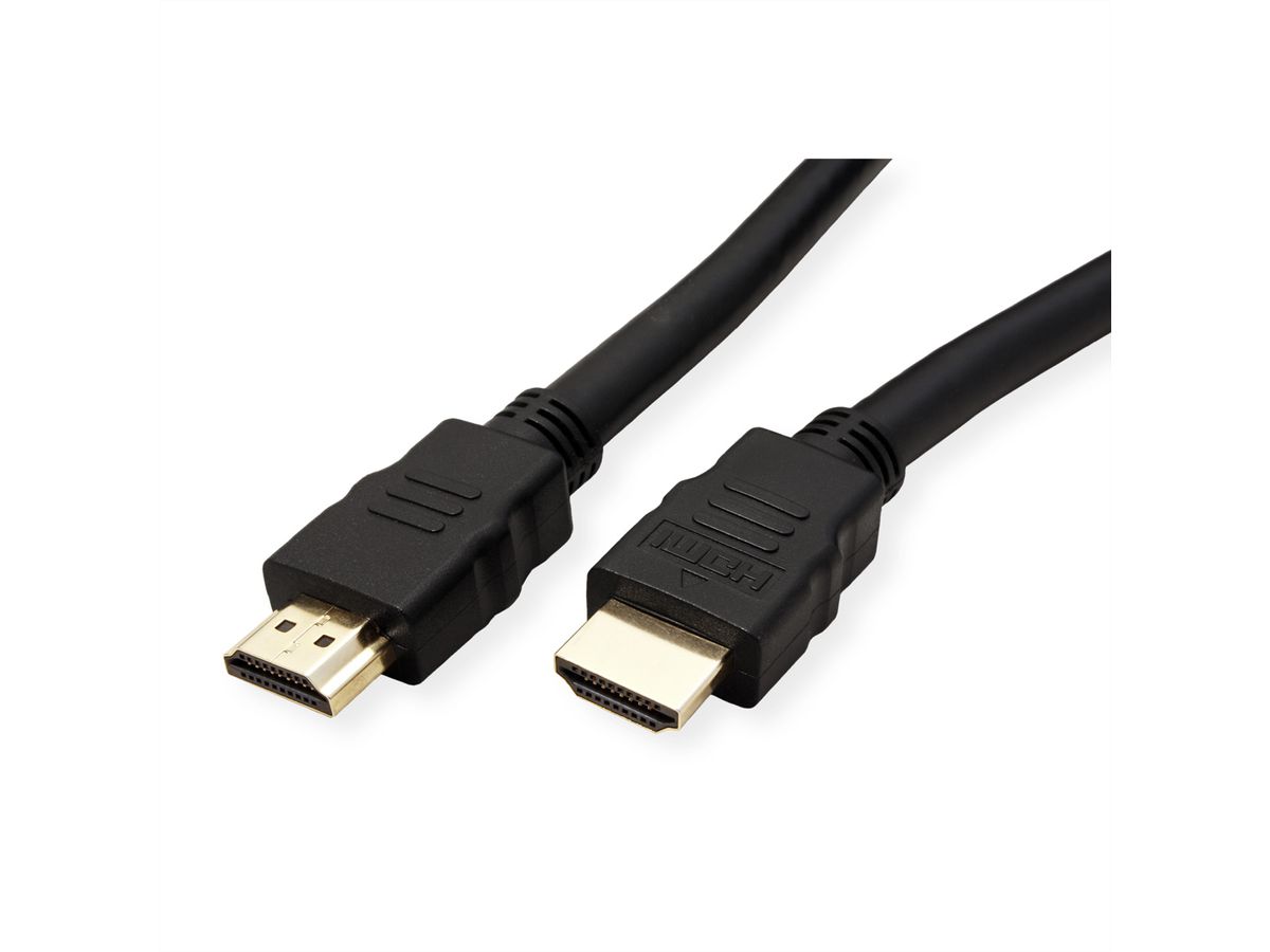 VALUE 8K HDMI Ultra HD Kabel mit Ethernet, ST/ST, schwarz, 1 m