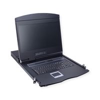 VALUE 19-Zoll-KVM-Konsole, 48 cm (19") TFT (16:9), VGA, USB, CH-Layout