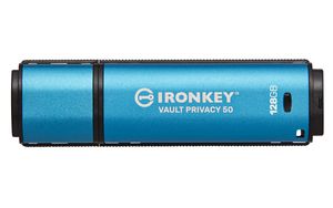 Kingston Technology IronKey 128GB Vault Privacy 50 AES-256 verschlüsselter, FIPS 197