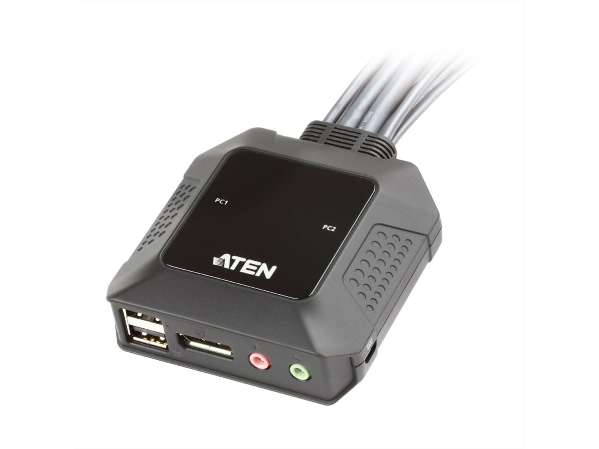 ATEN CS22DP 2-Port USB DisplayPort KVM Switch