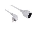 BACHMANN Extension cable, Schutzkontakt 230V 10m weiss