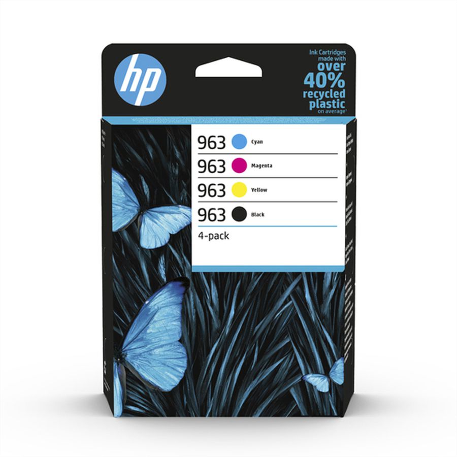 6ZC70AE, Nr. 963, Multipack bk/c/m/y, ca. 1.000/700 Seiten für HP OfficeJet Pro 9010, 9012, 9013