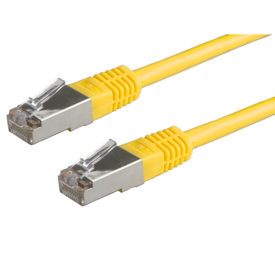 VALUE Patchkabel Cat.6 (Class E) S/FTP (PiMF), gelb, 2 m