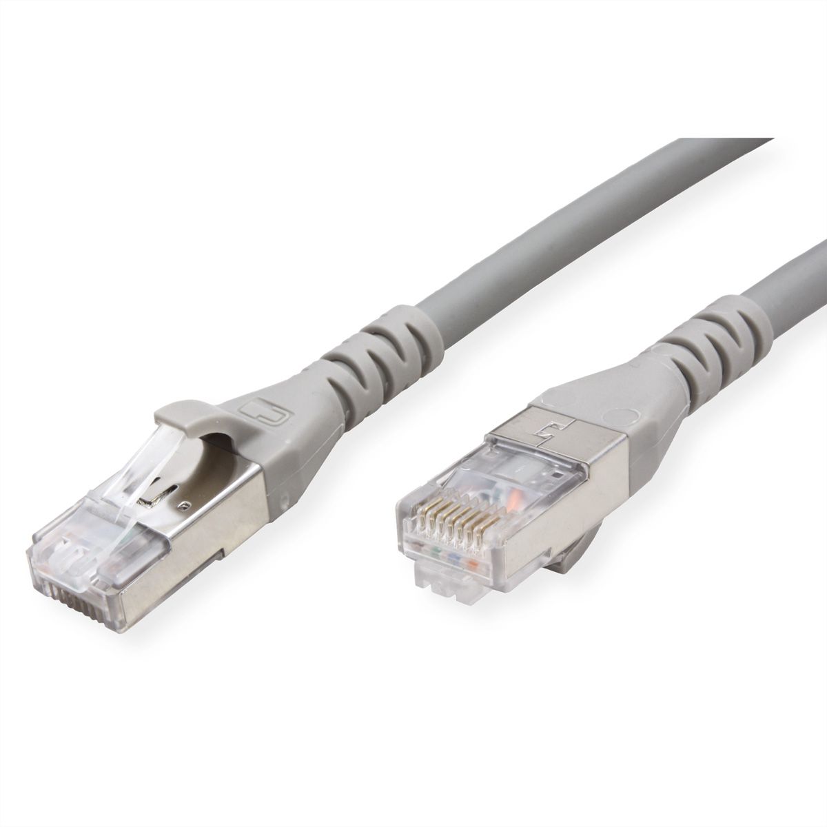 METZ CONNECT Patchkabel Cat.6A AWG 26, LSOH, grau, 1,5 m