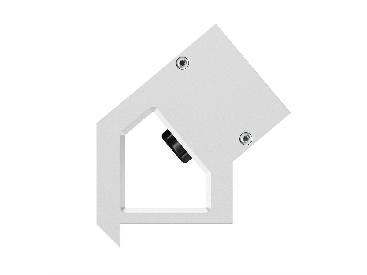 BACHMANN DESK2 ALU WHITE 2xCEE7/3, 1xUSB C/C 45W L=0,2m RAL9010