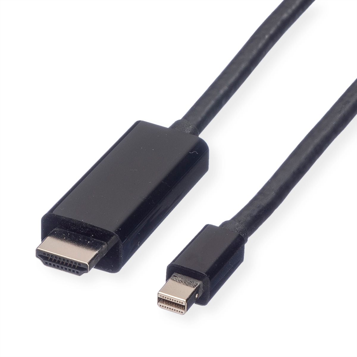 VALUE Mini DisplayPort Kabel, Mini DP-UHDTV, ST/ST, schwarz, 1 m