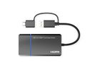 VALUE USB Display Adapter, USB Typ A+C - 2x HDMI
