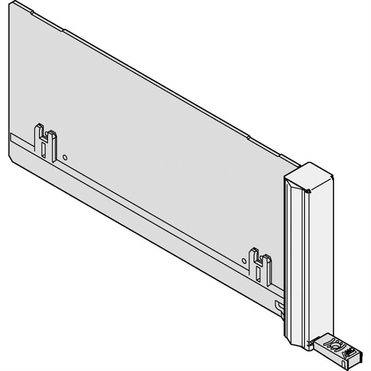 SCHROFF Filler-Modul ECO mit starrem Griff - AMC BLINDMODUL C S