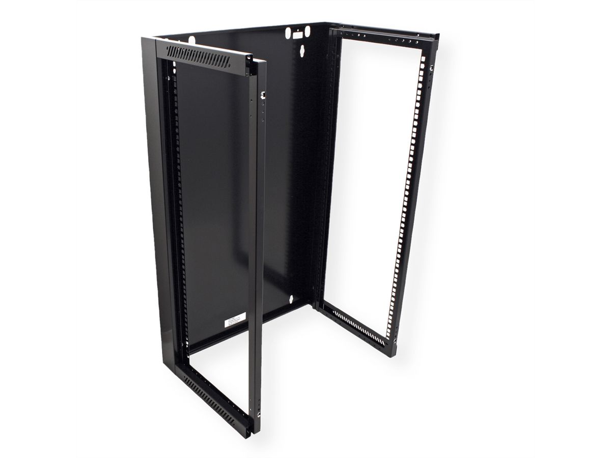 VALUE Wandgehäuse 18 HE (HxBxT) 901x570x450mm, Bausatz, schwarz