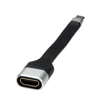 ROLINE Display Adapter USB Typ C - HDMI, ST/BU, 0,13 m