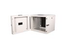 ROLINE 19-Zoll Wandgehäuse Pro 9 HE, 600x600 BxT zweiteilig schwenkbar grau