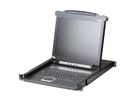 ATEN CL1000M KVM-Konsole, 43cm LCD, VGA, PS/2, DE-Layout