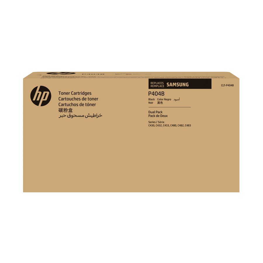 Samsung CLT-P404B 2er-Pack Schwarz Original Tonerkartusche