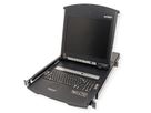 ATEN KL1516AiM KVM Over-IP Switch, 43cm TFT, VGA, PS/2-USB über Kat 5, 16 Ports, IT-Layout