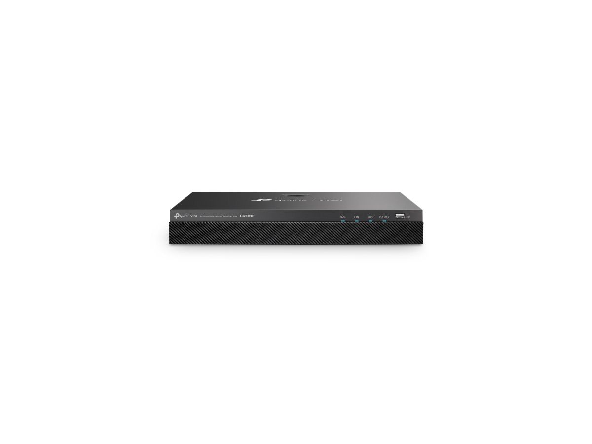 TP-Link VIGI NVR2008H-8MP Netzwerk-Videorekorder (NVR) Schwarz