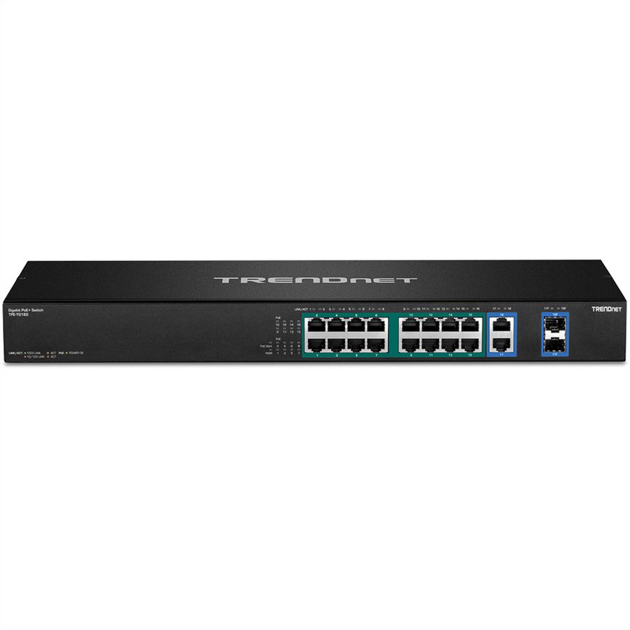 TRENDnet TPE-TG182F 18-Port Switch Gigabit High Power PoE+ 440W