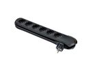 BACHMANN SMART Steckdosenleiste 6x Schutzkontakt, schwarz, 1,5 m