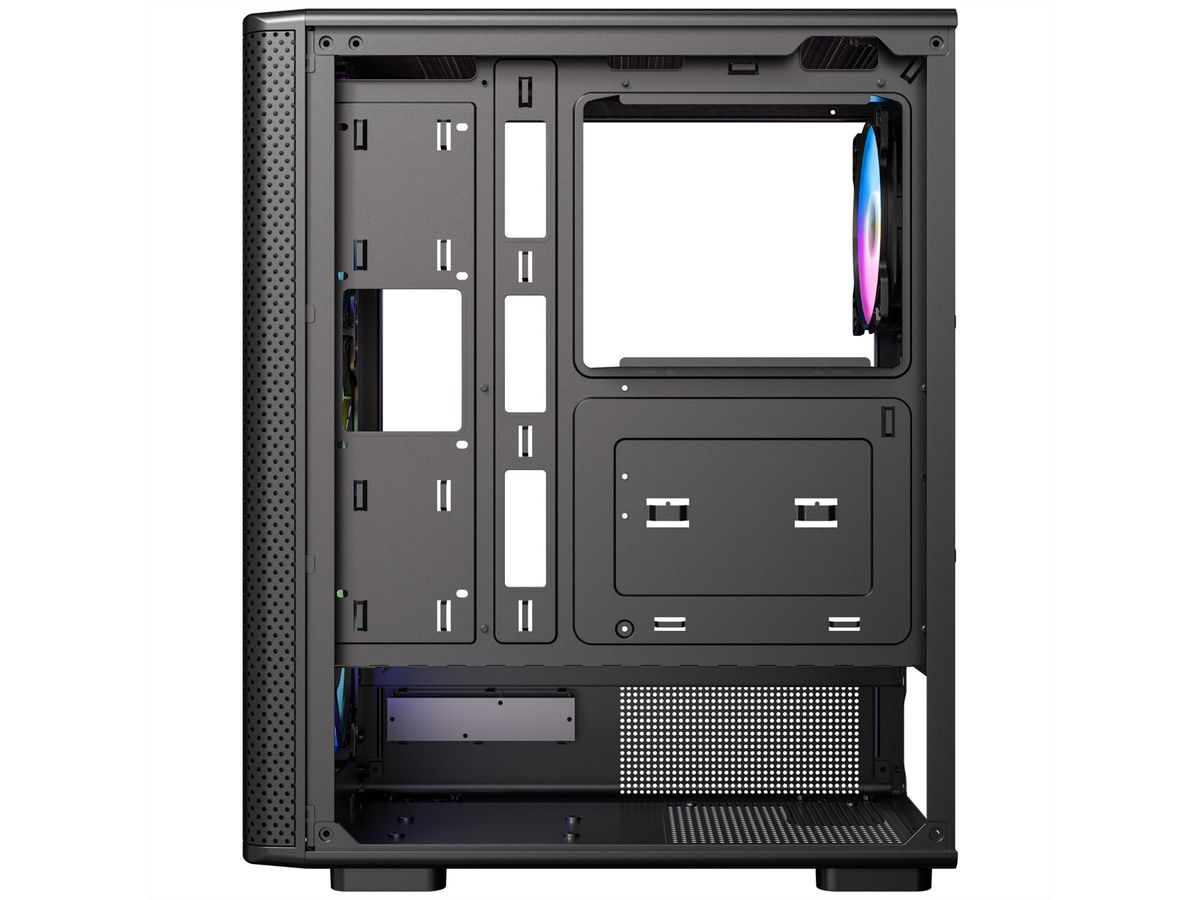 ANTEC VX-310 ARGB ATX, Micro-ATX , ITX Mid Tower Gaming PC Gehäuse, schwarz