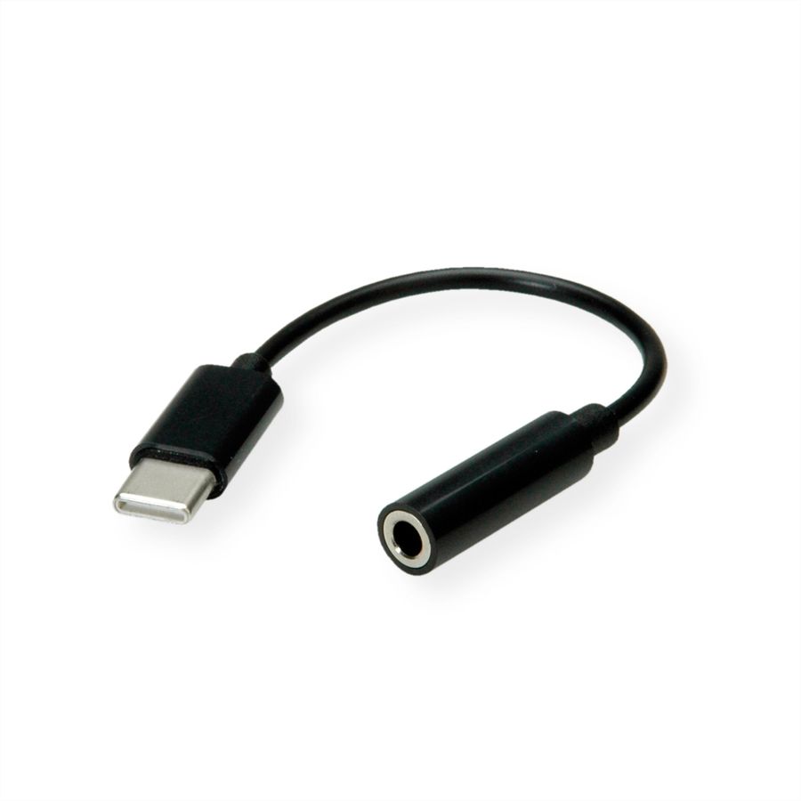 VALUE Adapter USB Typ C - 3,5mm Audio, ST/BU, 0,13 m