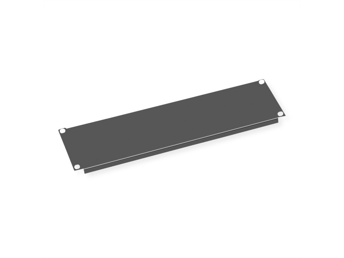 VALUE 19"-Blindplatte 4 HE, schwarz