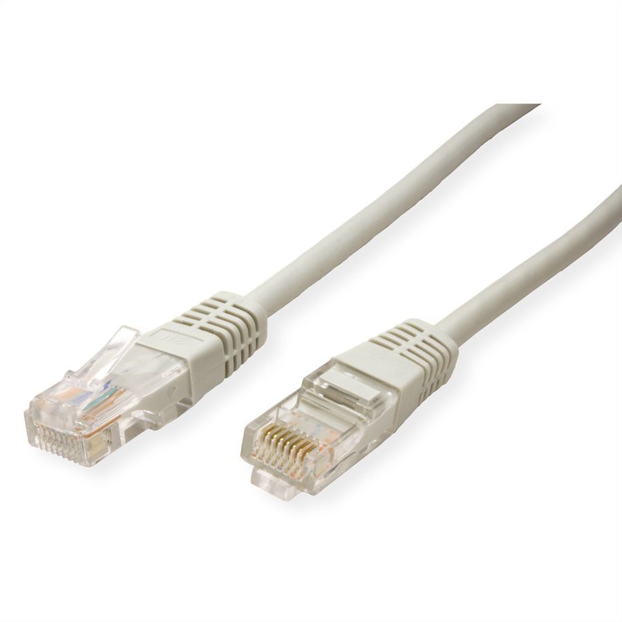 ROLINE Patchkabel Cat.5e (Class D) UTP, PoE, grau, 5 m