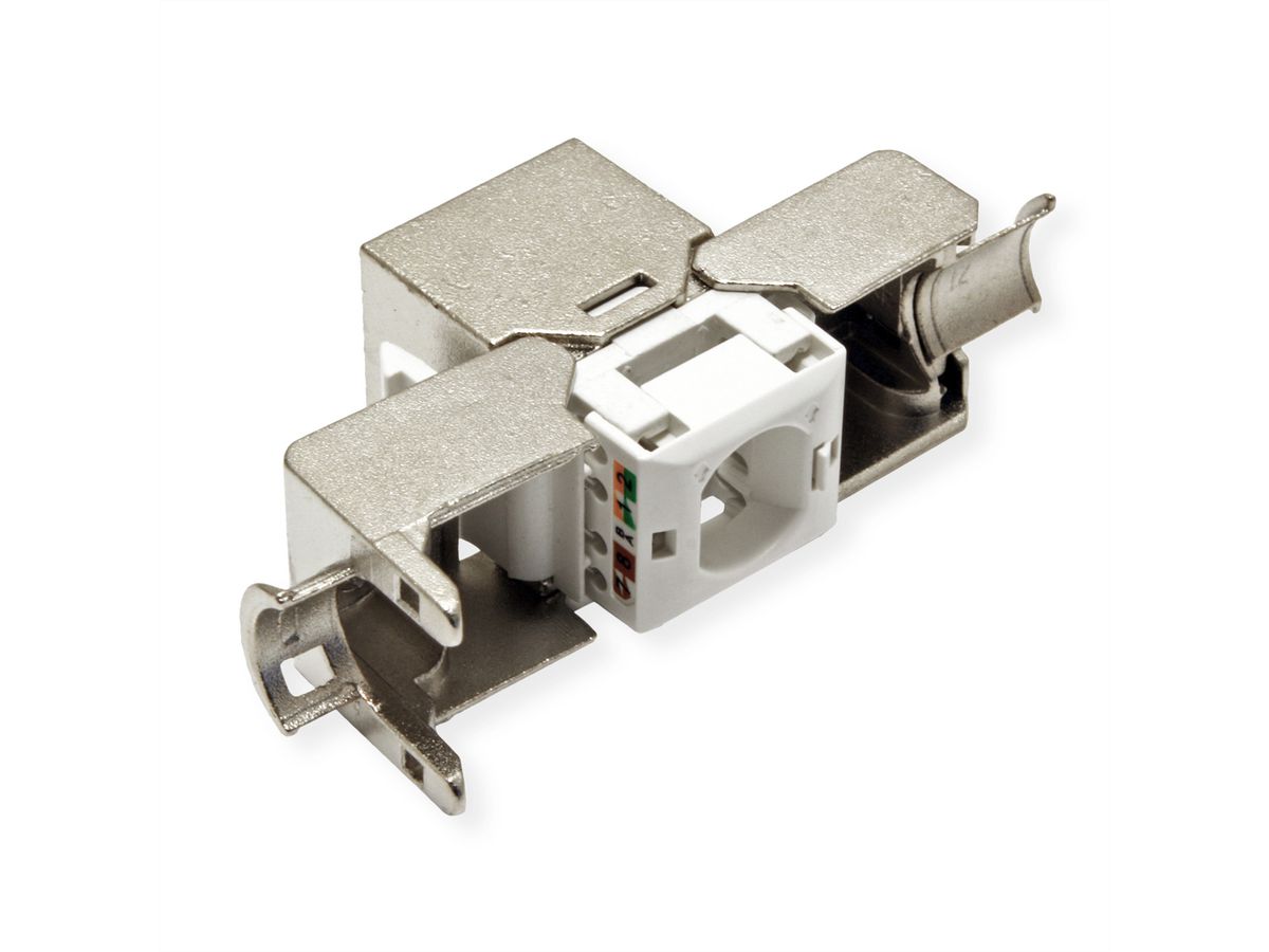 VALUE Kat.6A (Class EA) Keystone, RJ-45, geschirmt, werkzeuglos, SuperSLIM
